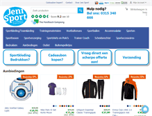 Tablet Screenshot of jenisport.nl